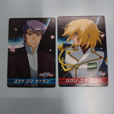 Gundam SEED DESTINY Yuna Roma Seiran & Cagalli Character Card Set BANDAI...