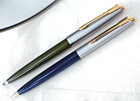 Vintage 1970s Green Parker 45 Ballpoint pen and 0.9mm pencil Gold Filled Trim — photo 3