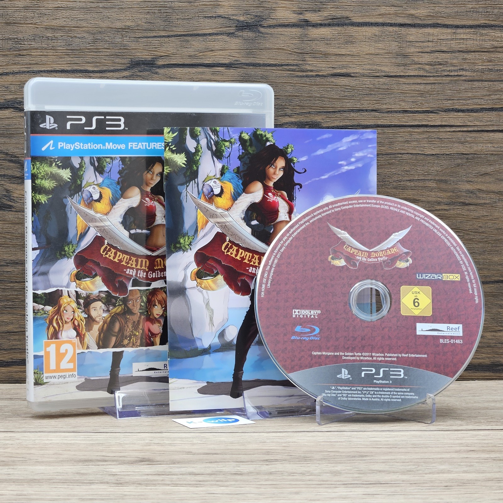 Captain Morgane & The Golden Turtle Sony PlayStation 3 Game With Manual PS3
