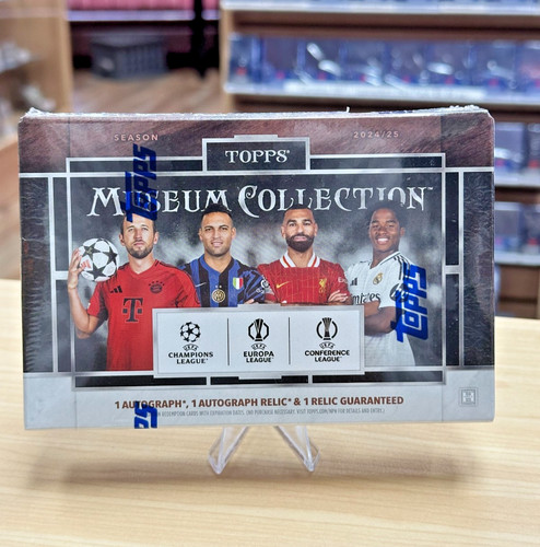 2024-25 Topps Museum Collection UEFA Club Competitions Hobby Box FACTORY SEALED