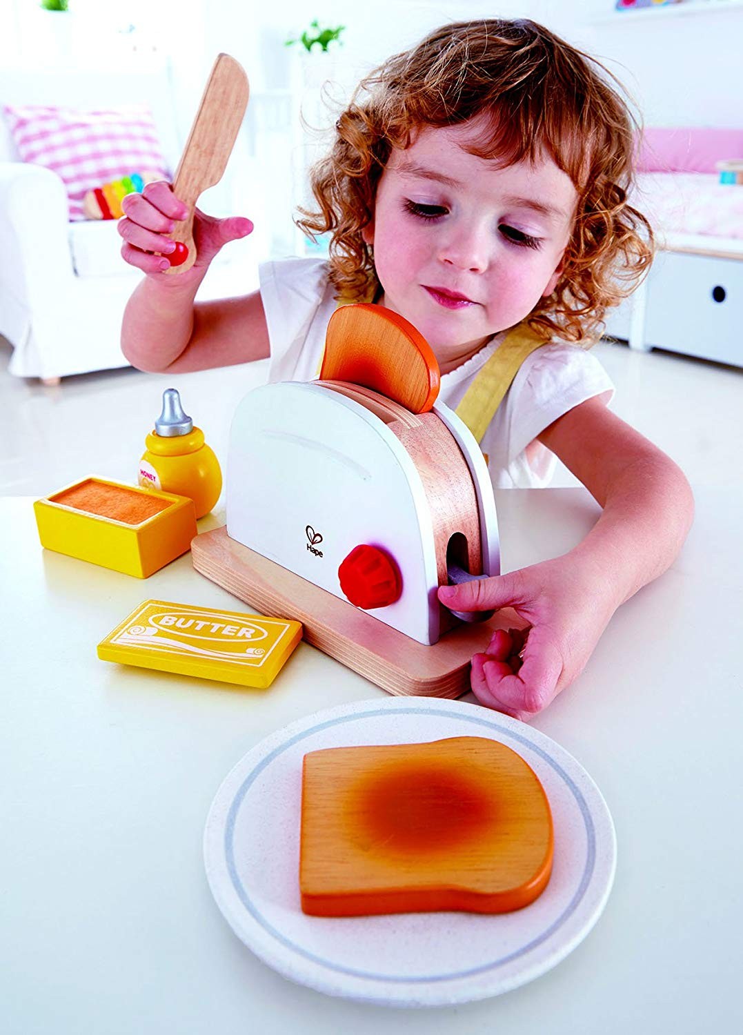 Hape E3148 Pop Up Toaster Set