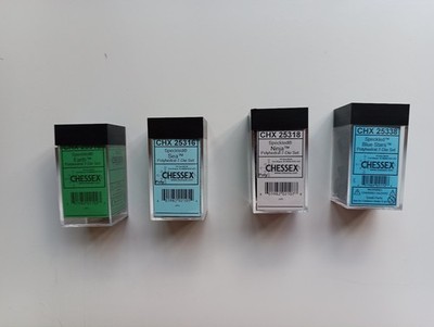 Lot of 4 Chessex Speckled Poly Sets (7). Read description