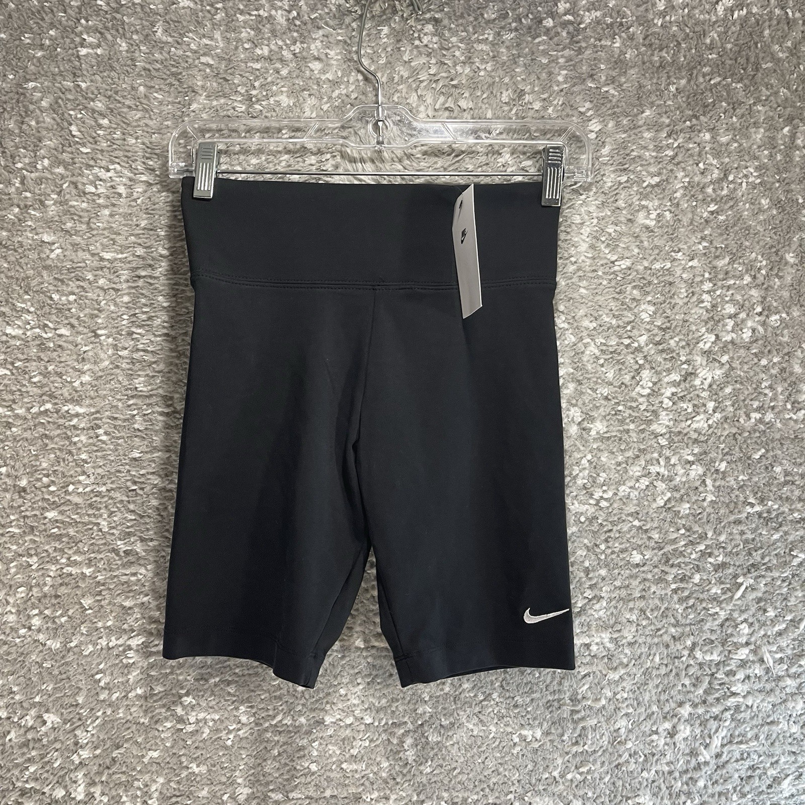 Nike Bike Shorts Size Small Black Cotton Blend Sports Training NWT