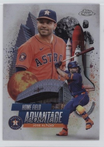 Jose Altuve #HA-40 2025 Topps Chrome Homefield Advantage card