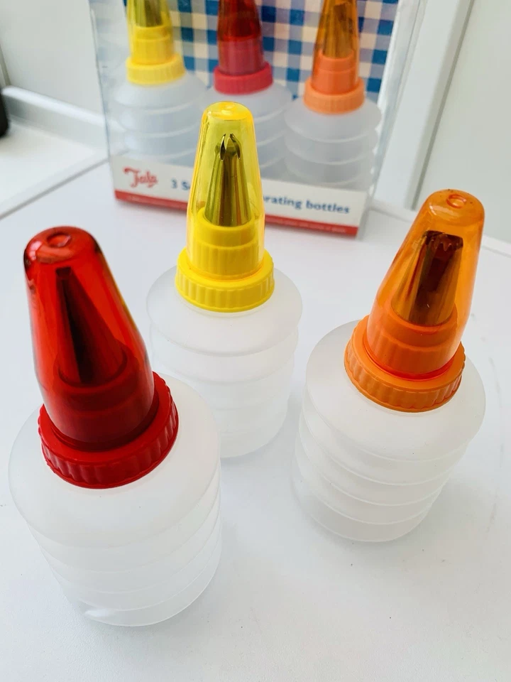 Children’s Baking TALA Easy Icing Set Cupcake Icing 3 Squeeze Bottles - Image 4 of 4