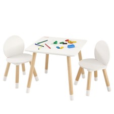 VEVOR Mobili per Bambini 1 Tavolo 2 Sedie Set Tavolino Sedie per Cameretta Bimbi