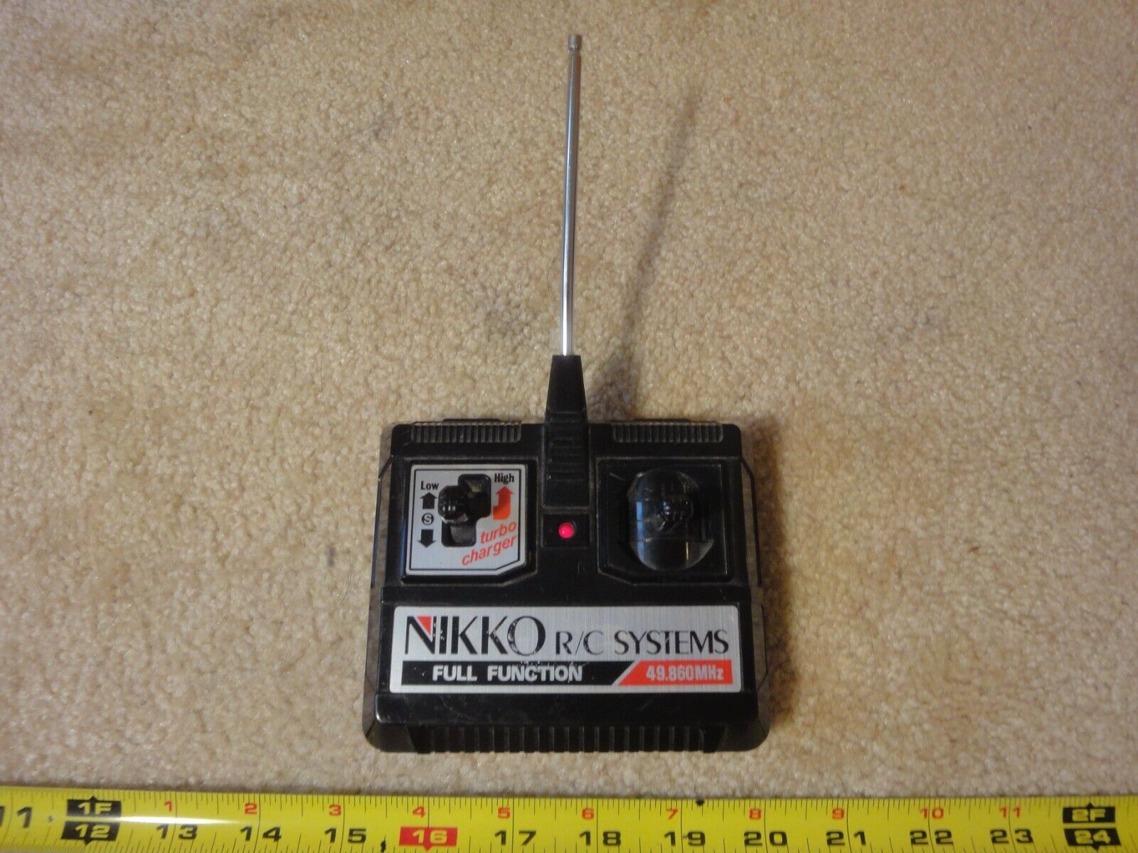 Nikko radio control, R/C car, truck 49.860 MHz transmitter, remote part, piece.