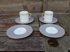 WEDGWOOD TRITAN W4268 2 X Tazze Di Caffè E 4 Piattini.