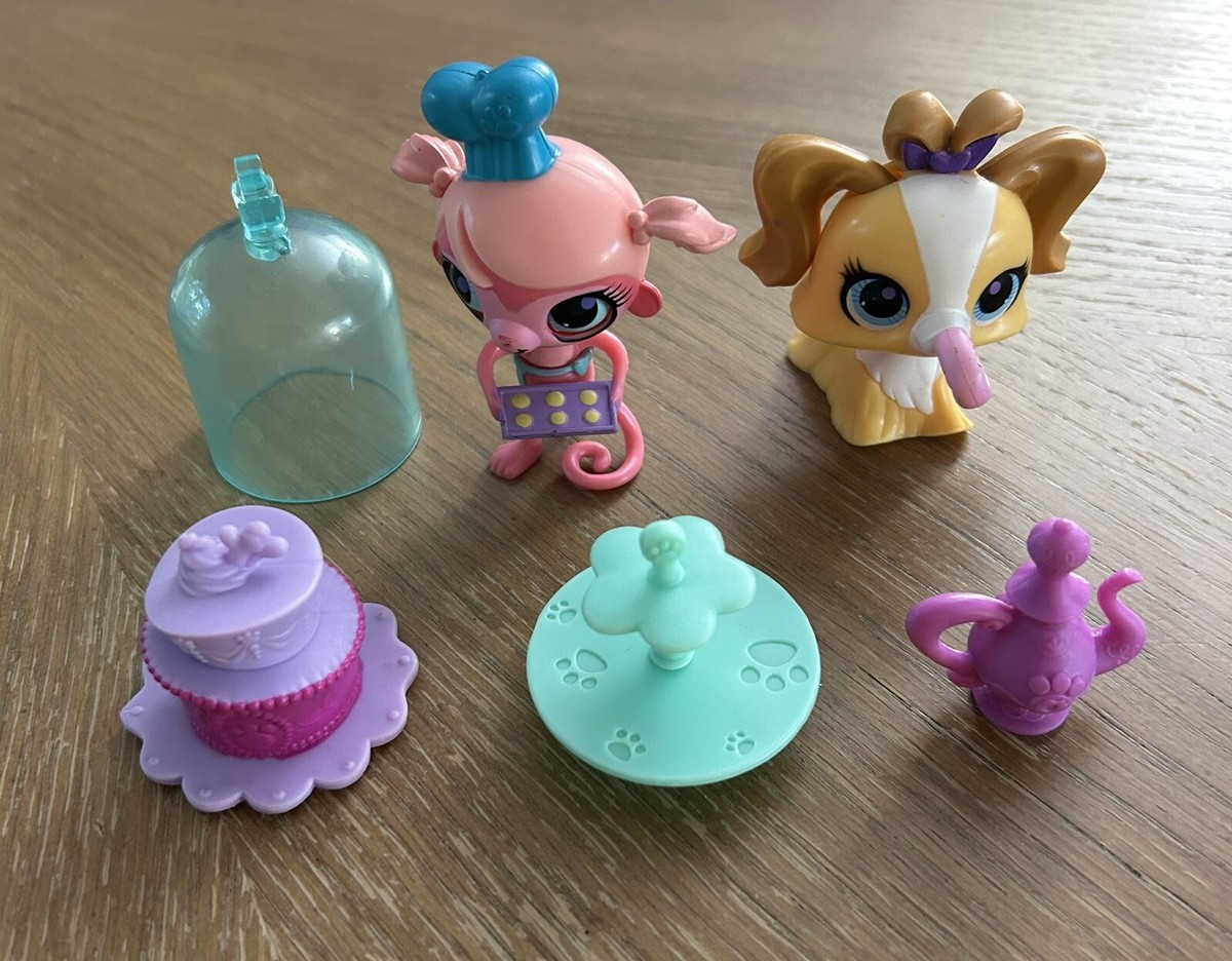 Littlest Pet Shop LPS #3009 Gourmet Goodies Minka Mark #3010 