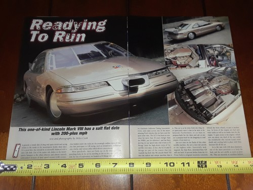 1996 LINCOLN MARK VIII EL MIRAGE BONNEVILLE ORIGINAL 2000 ARTICLE - Bild 3 von 8