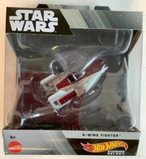 NEW Mattel HMH94 Hot Wheels Star Wars Starship Select A-WING FIGHTER 19 DieCast