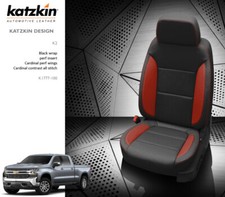 2019-2022 Silverado Crew Cab Lt Katzkin Leather Seat Covers Cardinal Rst Trail