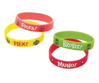 Yo Gabba Rubber Bracelets on sale Yo Gabba Rubber Bracelets on sale