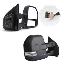 Towing Mirrors For 2015-2020 Ford F150 Truck Power Heated LED Signal 8 Pin LH RH