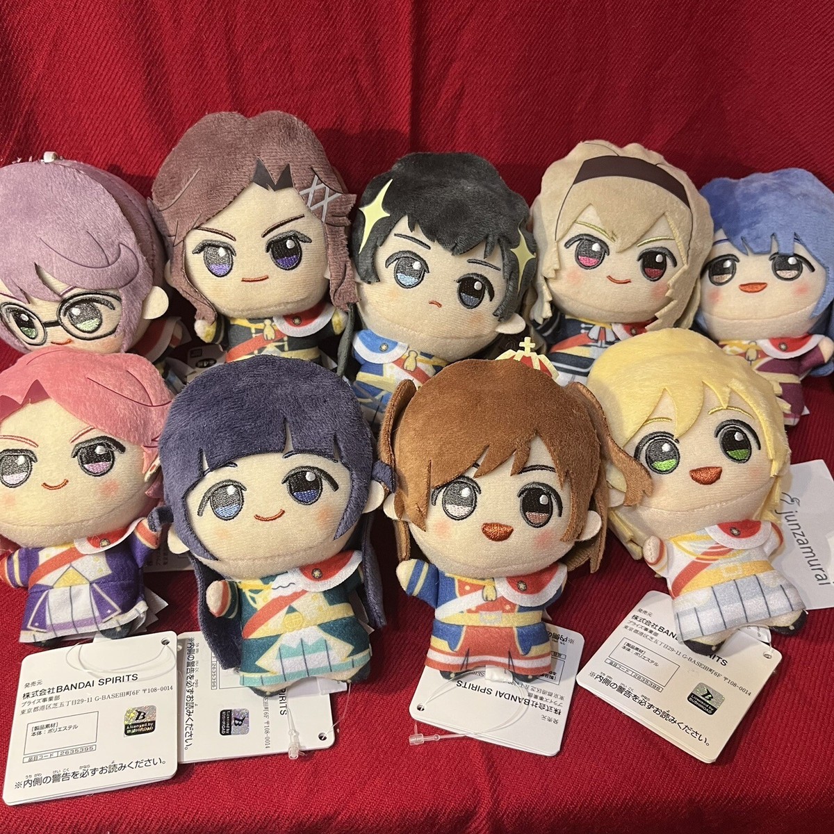 Revue Starlight Chibigurumi Plush Doll Mascot Chain Set of 9 Vol.1