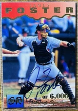1996 Signature Rookies Preview Baseball #9 Jim Foster Autographs /6000 NM-MT A