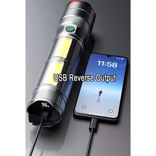 Powerful Dual-Source Aluminum Alloy Flashlight: Brightness Meets Durability - Picture 10 of 10