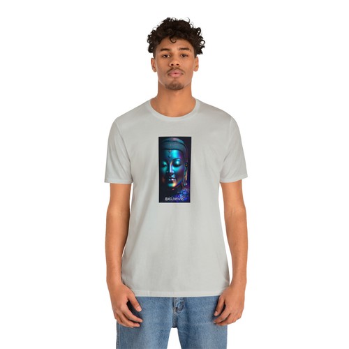 Buddha Lumina Believe Unisex Jersey Short Sleeve Tee by Art Essential - Picture 53 of 97