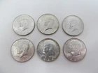 6 Kennedy Half Dollar silver lot 1964 1965 1966 1967 1968 1969