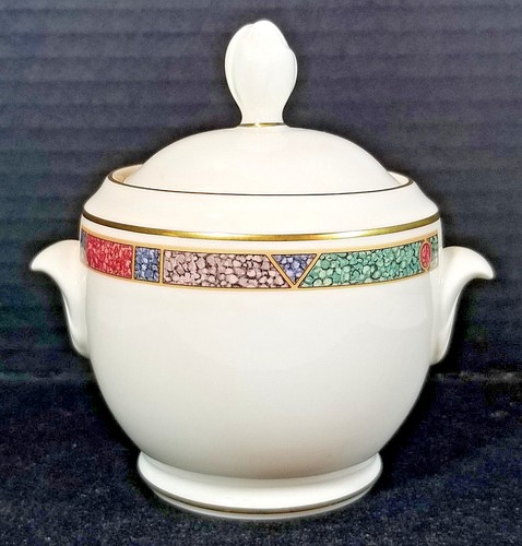 Pfaltzgraff Cabouchon Bone China Sugar Bowl Dish Lidded MINT - Picture 3 of 8