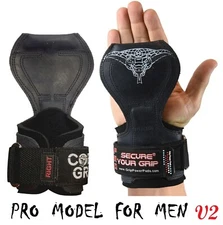 Cobra Grips PRO Weight Lifting Straps Power Lifting Grips More Versatility Glove