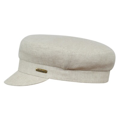 #ad Sterkowski FIDDLER Linen Sailor Cap Fisherman Breton Jewish Yacht Mariner Summer $58.00