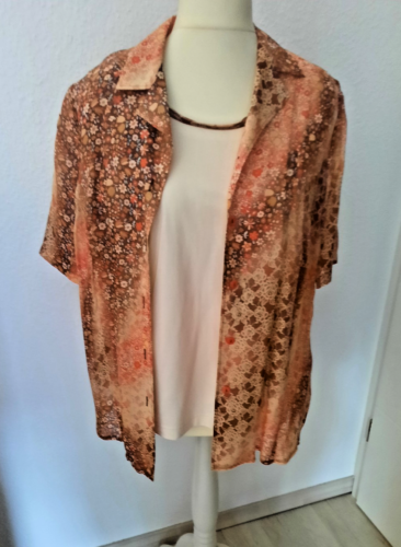 Damen Blusenjacke + Top Gr.XL , 2tlg. , Gr.46
