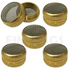 5x 25mm Brass Basket Parts Holder Ultrasonic Cleaning Mesh Screw Type Watch Tool