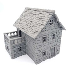 FANTASY COTTAGE HOUSE FOR WFB, AOS, LOTR SCENERY PRINTED 3D WARGAME