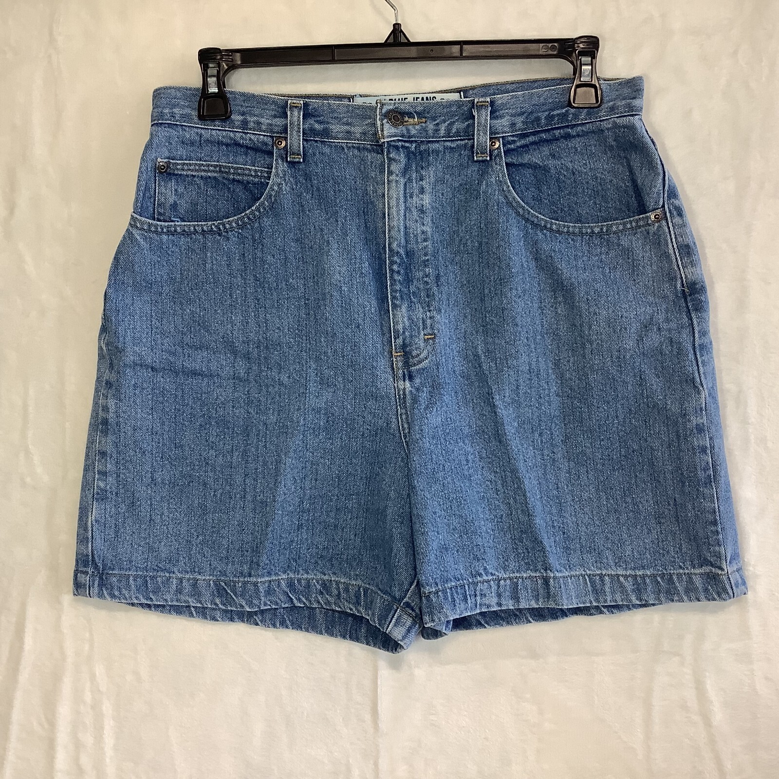 Gloria Vanderbilt JEAN shorts size Missy 16 Bermuda Vintage Y2K Denim