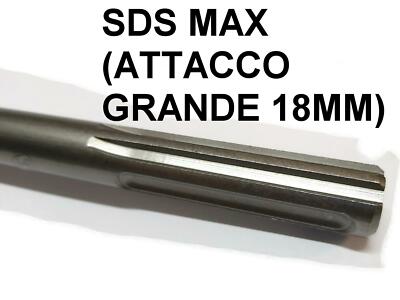 Punta Per Muro SDS Max Ø 35 Mm X 100 Cm - 4 Taglienti In Widia Per Cemento E Pietra - Foto 9