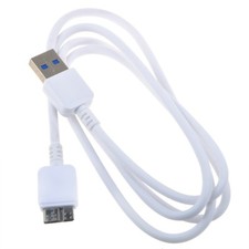 White USB 3.0 Power Data Sync Cable Cord Lead for WD My Passport WDBBEP7500ABK