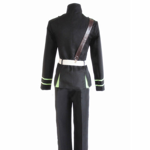 Japan Anime Seraph Of The End Yuichiro Hyakuya Cosplay Costumes Military Uniform - Picture 10 of 10