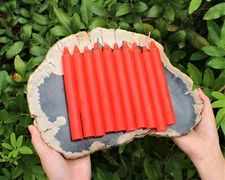 Taper Candles 6" RED: 36 (Wholesale Lot, Spell Candles, Altar, Household)