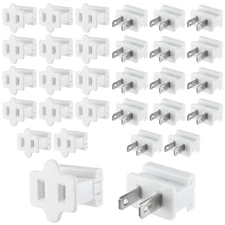 30Pcs Light Slip Plug SPT-1 Vampire Plugs Male and Female, Zip Plug White, Elect