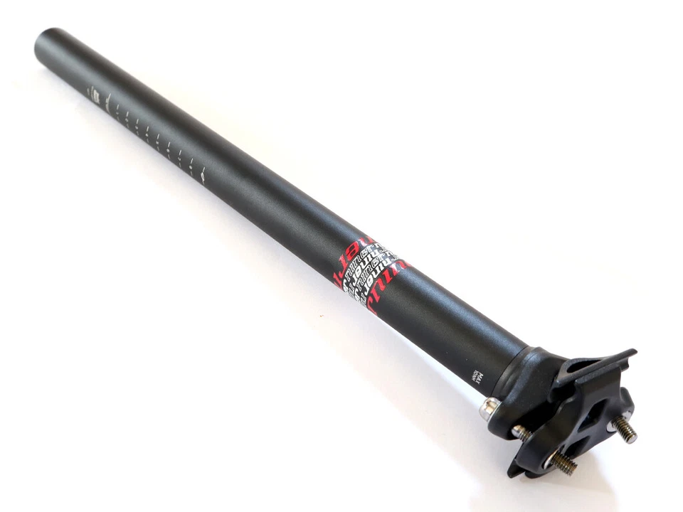 Tija de sillín de bicicleta de aleación Niner de 2 tornillos 27,2 X 400 mm Foto 4 de 4