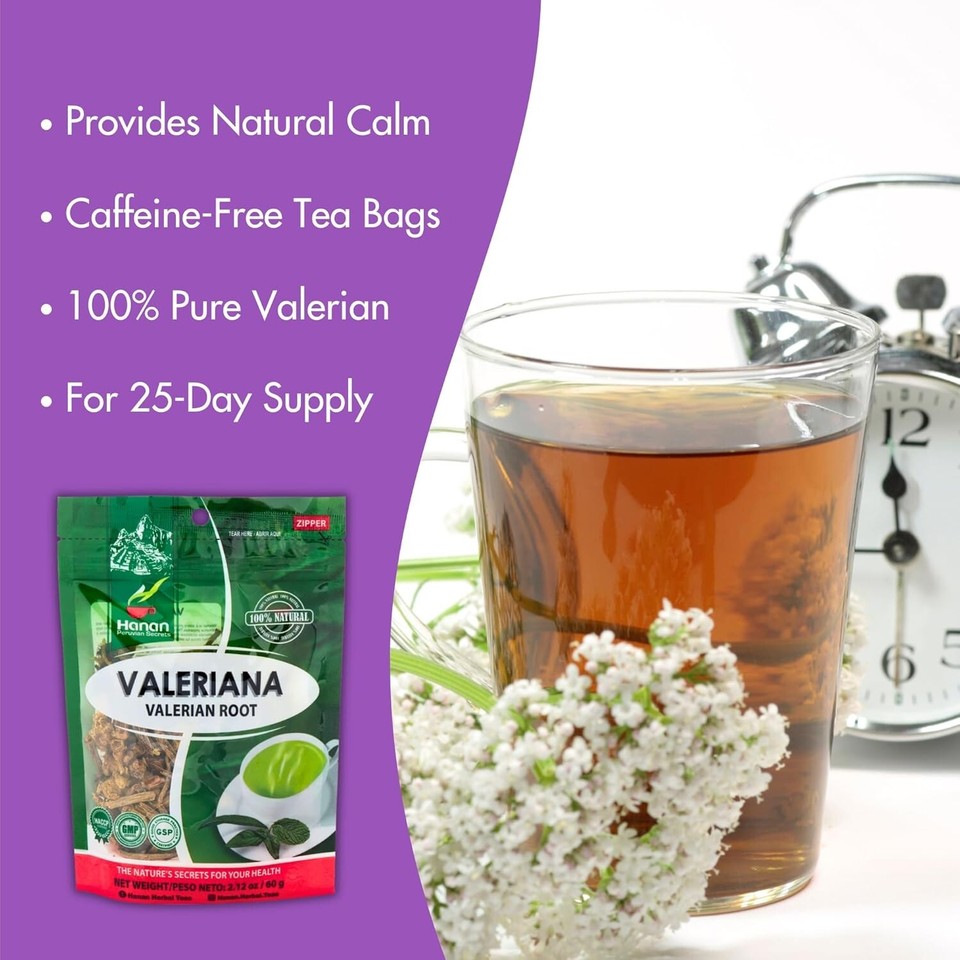 Valerian Root Tea 60g of Te De Valeriana Loose Leaf for Better Sleep ...