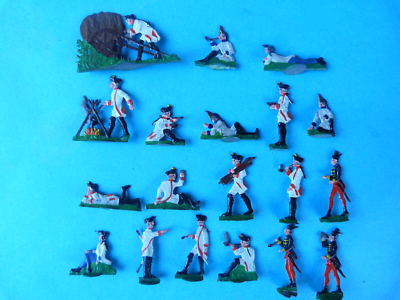 Plats d'étain flat tin Zinnfiguren SEGOM Artillerie à pied 1er empire