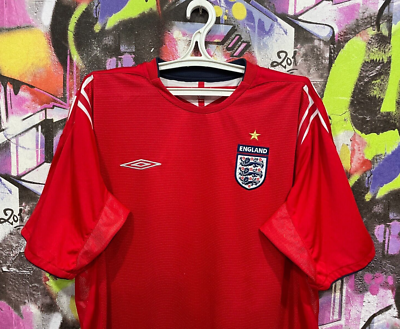 England 2004 2005 Away Shirt World Cup Football Soccer Jersey