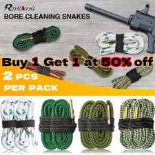 2 PCS Bore Rope Gun Snake Barrel Cleaners for Guns