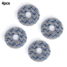 4*-Microfiber Pads For Ecovacs For Deebot X1 TURBO OMNI Vacuum Cleaner Mop Pads