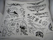8 BILL EMMERT TATTOO FLASH SHEETS 2001 FOCAL POINT