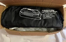 REDCAMP 140L Foldable Duffle Bag with Wheels 1680D Oxford Black New