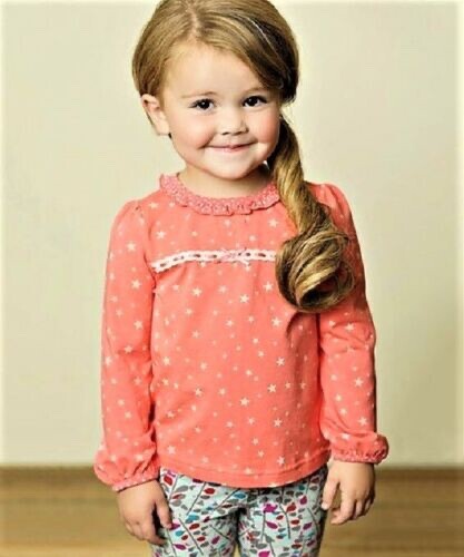 Size 8 - Matilda Jane Girl's Eisley Top with Stars - Friends Forever 2015 - Picture 11 of 12