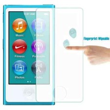 2 x High Quality Tempered Glass Screen Protectors for iPod Nano 7th/8th Gen