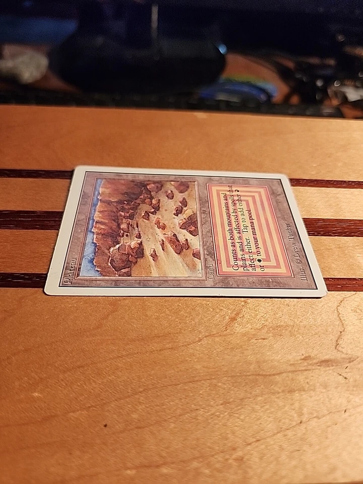 MTG UNLIMITED Dual Land PLATTEAU  EX - Lightly Played - Image 4 of 4