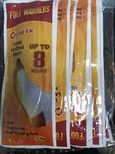 World Bio Heated Insole Foot Warmers 8 Pair Up To 8 Hours Disposable New