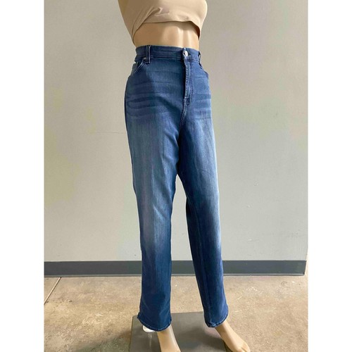 Pantalones de mezclilla Kimmie de pierna recta talla 34 nuevos con etiquetas 7 For All Mankind b (aire) - Imagen 2 de 6