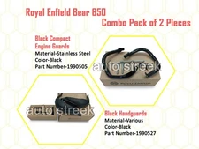 Genuine Royal Enfield Bear 650 HAND GUARD AND COMPACT ENGINE GUARD 2 PCS COMBO