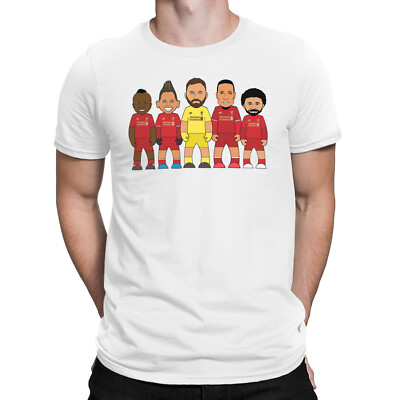 Liverpool Football T-Shirt Cult Legends Salah Mane Van Dijk Firminho Allison